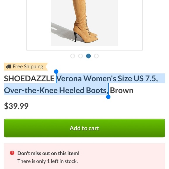 Verona Over-the-Knee Heeled Boots, - Picture 9 of 9